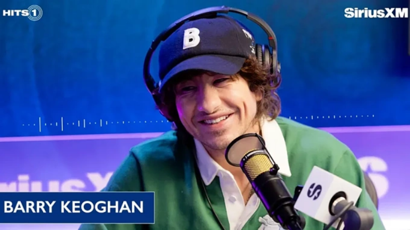 Diễn viên Barry Keoghan tại chương trình phát thanh gần đây. Ảnh: Sirius XM