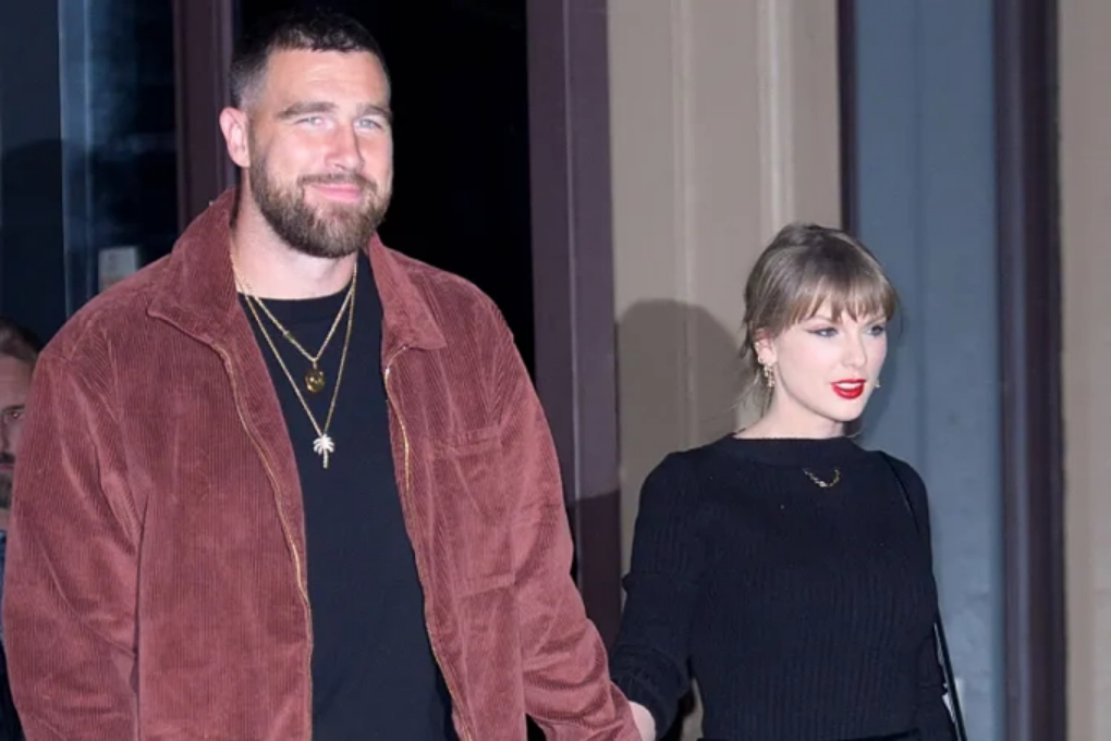 Travis Kelce và Taylor Swift tại New York hồi tháng 11/2025. Ảnh: GC Images