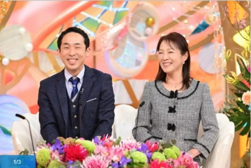 Nữ nghệ sĩ và chồng kém 34 tuổi tham gia chương trình truyền hình. Ảnh: ABC TV