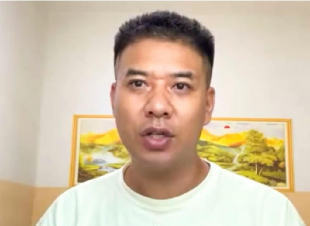 Yang Lei, ở thành phố Tam Á, tỉnh Hải Nam, Trung Quốc kể lại hành trình thoát khỏi sào huyệt lừa đảo sát biên giới Myanmar - Thái Lan, khi về nước an toàn. Ảnh: Baidu