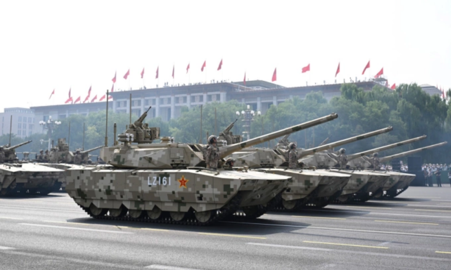 Xe tăng Type-100 trong lễ duyệt binh tháng 9/2025 tại Bắc Kinh, Trung Quốc. Ảnh: Xinhua