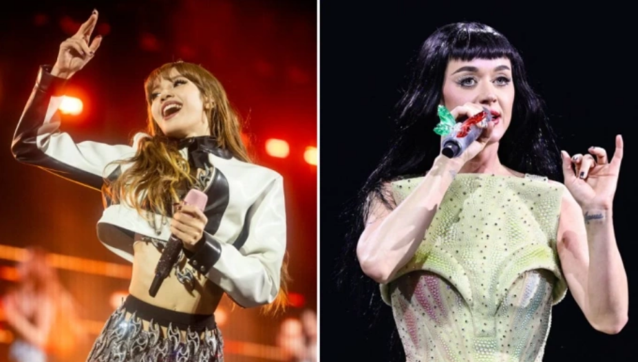 Katy Perry (phải) và Lisa là hai nghệ sĩ hàng đầu góp mặt tại lễ khai mạc World Cup 2026.