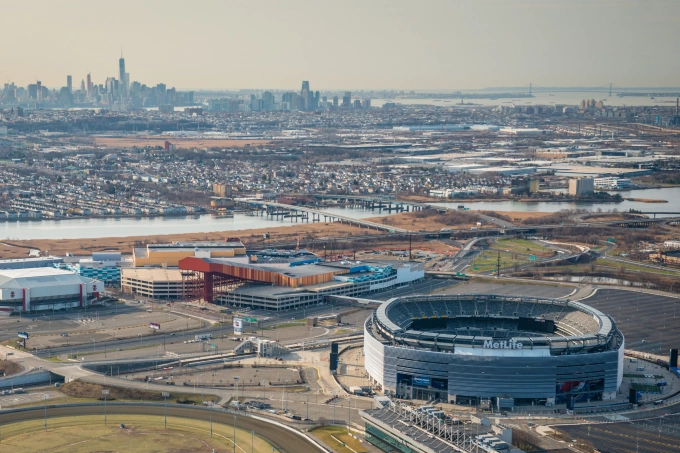 Sân MetLife ở New Jersey, ngoại ô New York. Ảnh: AP