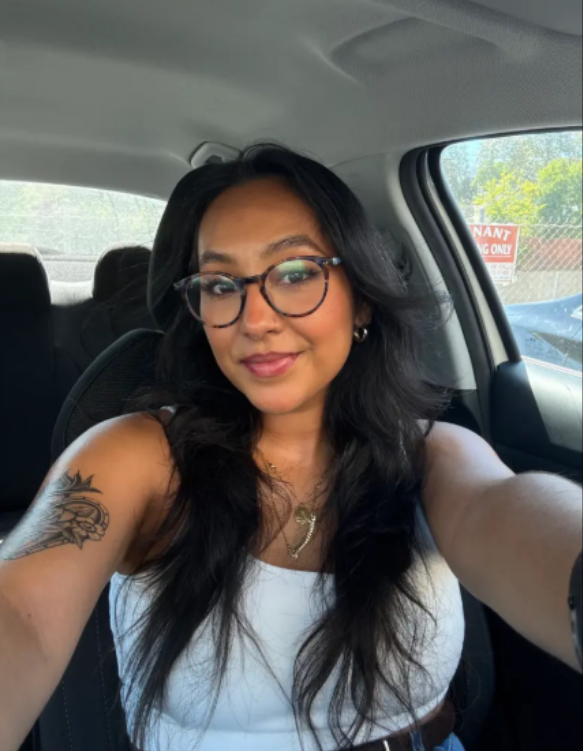 Maria-Alejandra Paz đến xem trận đấu giữa Mỹ và Paraguay tại World Cup FIFA. Ảnh: New York Post