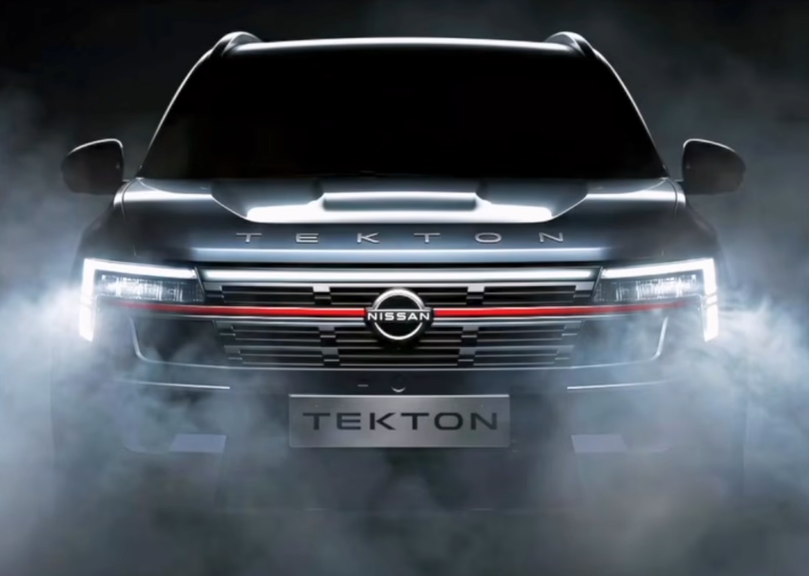 Nissan Tektok lộ rõ đầu xe gân guốc, góc cạnh, giống Patrol thu nhỏ để cạnh tranh Creta, Seltos - Ảnh 1.
