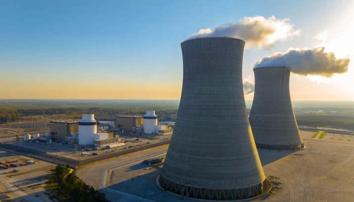 Một góc dự án nhà máy điện hạt nhân Plant Vogtle ở bang Georgia. Georgia Power