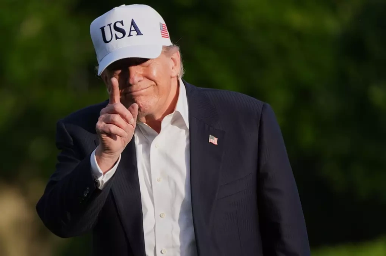 Tổng thống Mỹ Donald Trump tại Nhà Trắng ngày 15/5. Ảnh: AP